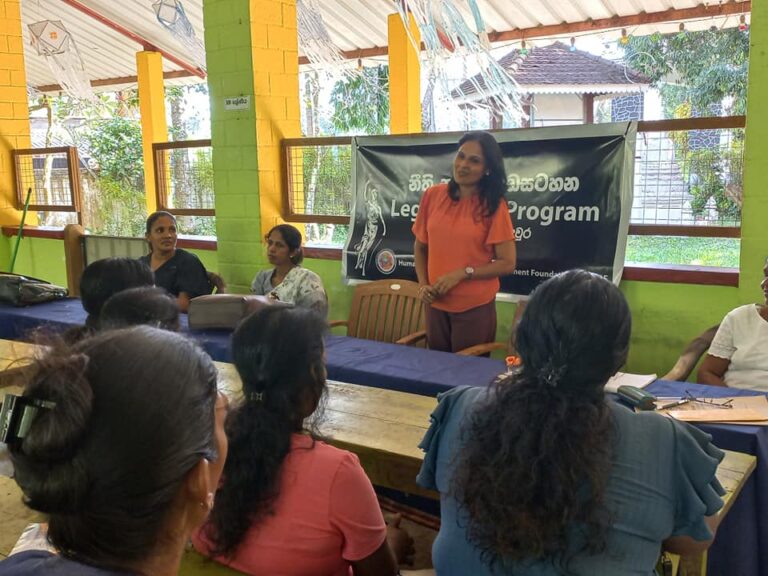 HNRDF Brings Legal Aid to Andugoda Women