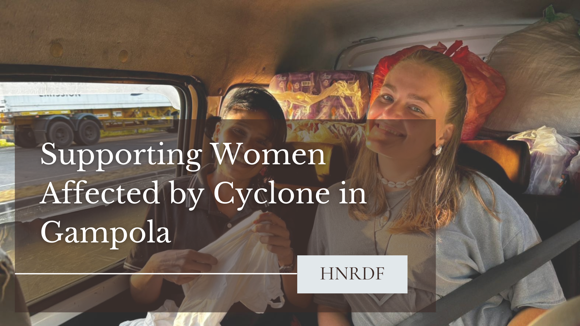 Supporting Women Affected by Cyclone in Gampola